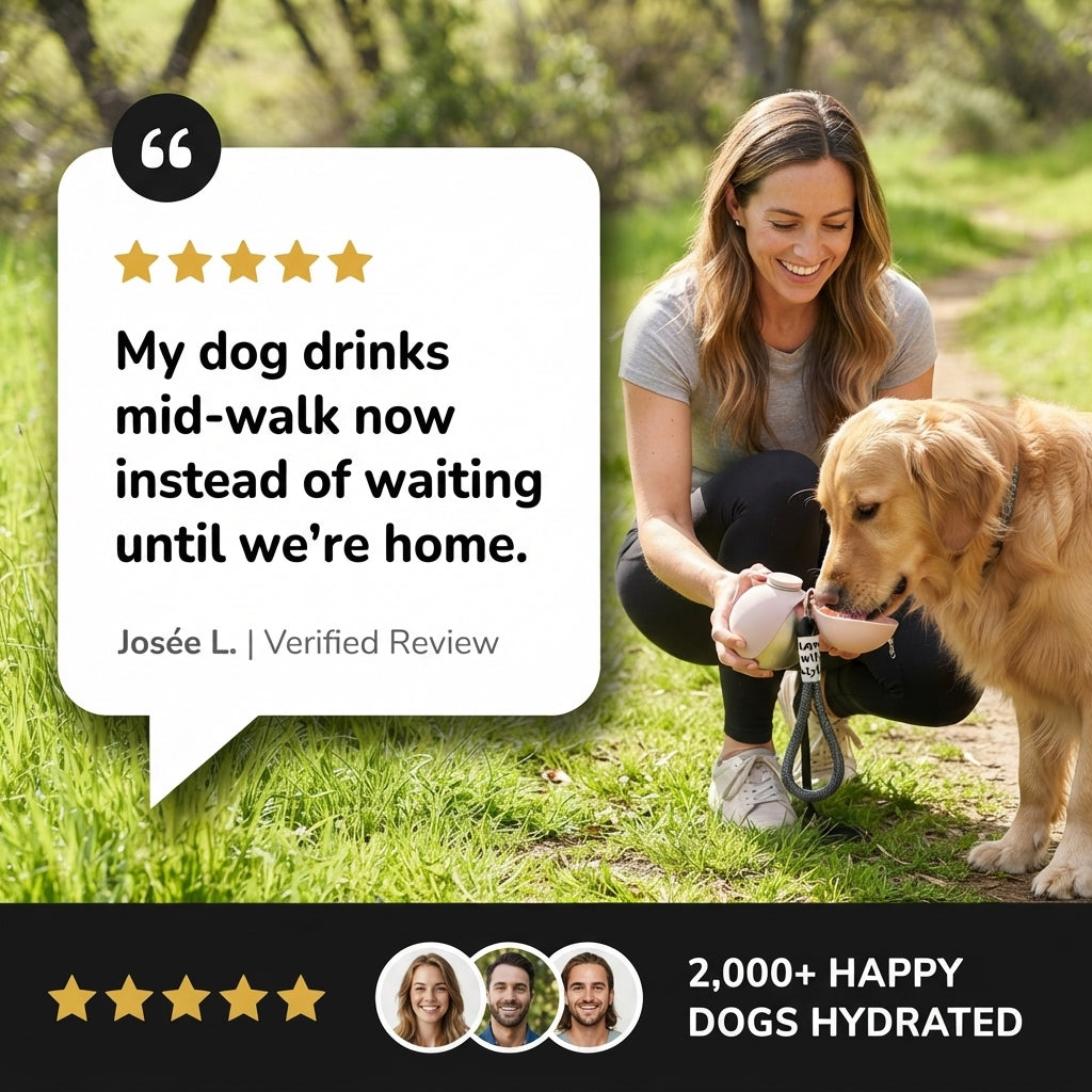 PawFlow Portable Dog Water Bottle
