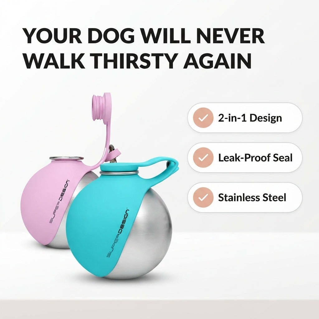 PawFlow Portable Dog Water Bottle