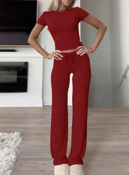 Casual Women's Tracksuit Set for Home and Yoga