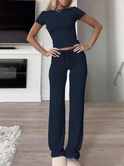 Casual Women's Tracksuit Set for Home and Yoga